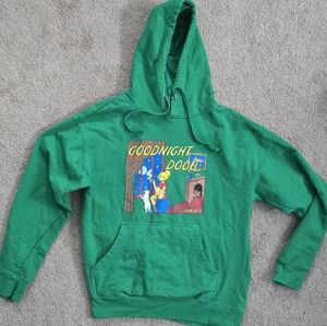 Cabin 7 Goodnight Doob Parody Moon Graphic Hoodie Unisex Medium Funny Crewneck